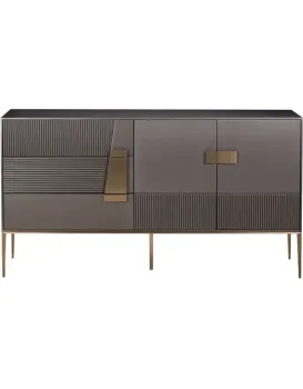 Komoda Stilig ST102 160 cm grafit/zlatá