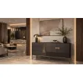 Komoda Stilig ST102 160 cm grafit/zlatá