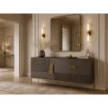 Komoda Stilig ST102 160 cm grafit/zlatá