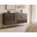 Komoda Stilig ST102 160 cm grafit/zlatá