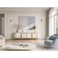 TV stolek Stilig 200 cm mramor/béžový