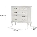 Komoda Venezia 102 cm z masivu dub Benátský