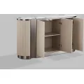 Komoda Stilig ST917C 158 cm mramor/béžová/nikl