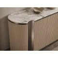 Komoda Stilig ST917C 158 cm mramor/béžová/nikl