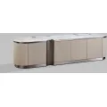 TV stolek Stilig ST916C 200 cm mramor/béžový/nikl