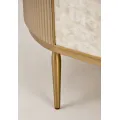 Konferenční stolek Stilig ST907 122 cm zlatý/slonovinový