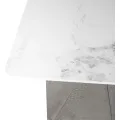 Jídelní stůl Modig 200 cm stříbrný/mramor