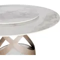 Jídelní stůl Modig M44 150 cm růžové zlato/mramor