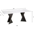 Jídelní stůl Modig M17 180 cm grafit/mramor