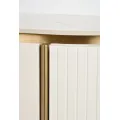 TV stolek Stilig ST120 200 cm ecru/zlatý/mramor