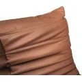 Designové křeslo Nua ekokůže hnědé