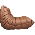 Designové křeslo Nua ekokůže hnědé