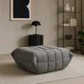 Taburet Nua 86 cm samet šedý