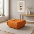 Taburet Nua 86 cm samet oranžový