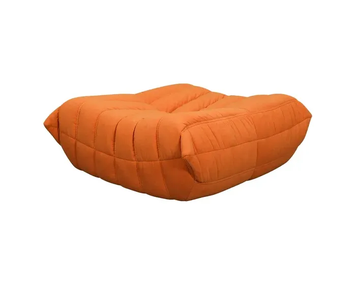 Taburet Nua 86 cm samet oranžový