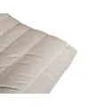 Taburet Nua 86 cm samet světle béžový