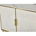 Komoda Stilig ST906C 150 cm krémová/zlatá