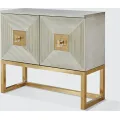 Komoda Stilig ST363 100 cm šampaňská/zlatá