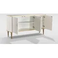 Komoda Stilig ST313 160 cm bílá/zlatá