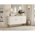Komoda Stilig ST313 160 cm bílá/zlatá