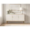 Komoda Stilig ST313 160 cm bílá/zlatá