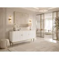 Komoda Stilig ST313 160 cm bílá/zlatá
