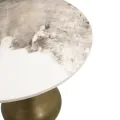 Odkládací stolek Modig 50 cm zlatý/mramor
