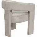 Designové čalouněné jídelní křeslo Leith taupe