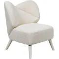 Designové křeslo Leith lounge bouclé béžové