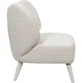 Designové křeslo Leith lounge bouclé béžové