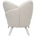 Designové křeslo Leith lounge bouclé béžové