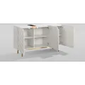 Komoda Stilig ST321 150 cm ecru/zlatá/mramor