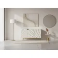 Komoda Stilig ST321 150 cm ecru/zlatá/mramor