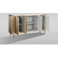 Komoda Stilig ST909 160 cm zlatá/slonovinová