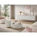 TV stolek Stilig ST709 200 cm bílý/zlatý