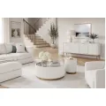 TV stolek Stilig ST709 200 cm bílý/zlatý