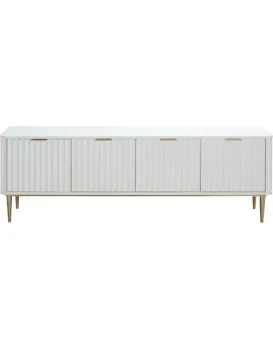 TV stolek Stilig ST709 200 cm bílý/zlatý