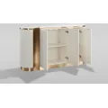 Komoda Stilig ST917 158 cm ecru/zlatá/mramor