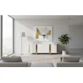 Komoda Stilig ST921 200 cm bílá/zlatá/mramor