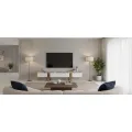 TV stolek Stilig ST922 200 cm bílý/zlatý/mramor