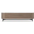 TV stolek Silario 220 cm ořech/mramor