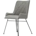 Designová jídelní židle Adesso šedá/černá