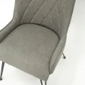 Designová jídelní židle Adesso šedá/černá