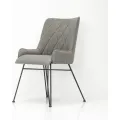 Designová jídelní židle Adesso šedá/černá