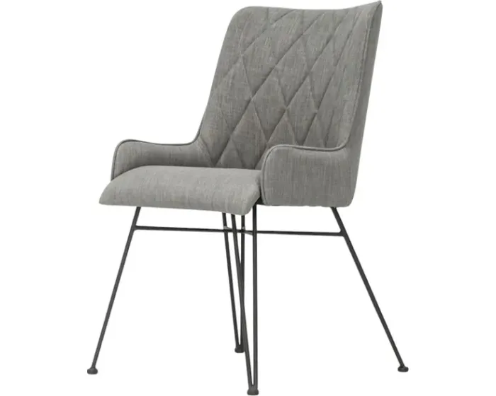 Designová jídelní židle Adesso šedá/černá