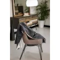 Designová jídelní židle Adesso šedá/černá