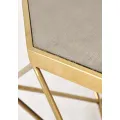 Konferenční stolek Glamour 106 cm zlatý/šedý
