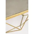 Konferenční stolek Glamour 106 cm zlatý/šedý
