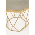 Konferenční stolek Glamo 68 cm zlatý/šedý