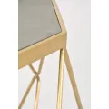 Konferenční stolek Glamo 68 cm zlatý/šedý
